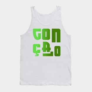 Gonçalo, name, typography Tank Top